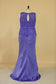 2024 Plus Size Scoop With Sash Prom Dresses Satin & Lace Mermaid