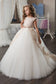 Flower Girl Dresses Ball Gown Scoop Tulle With Applique