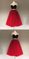 Custom Made Splendid Short A Line Homecoming Dresses Abril Two Piece Short Tulle Gowns CD1868