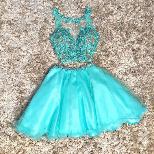 Short Homecoming Dresses Carolina Two Pieces CD23763