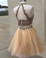 Scoop Short Two Pieces Homecoming Dresses Stephanie CD23857