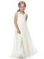 Ruched Chiffon Floor-Length Straps A-Line/Princess Sleeveless Flower Girl Dresses