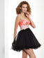 Short Sleeveless Applique A-Line/Princess Sweetheart Taffeta Homecoming Dresses