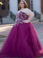 Tulle Sweetheart Gown Sleeveless Floor-Length Ball Beading Plus Size Dresses