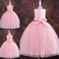 Scoop Ankle-Length Gown Applique Ball Tulle Sleeveless Flower Girl Dresses