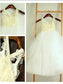 Sleeveless Tea-Length Gown Layers Ball Square Tulle Flower Girl Dresses