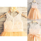 Tea-Length Sash/Ribbon/Belt A-line/Princess Tulle Scoop Sleeveless Flower Girl Dresses