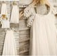 Lace Chiffon Scoop Sleeveless Tea-Length A-line/Princess Flower Girl Dresses