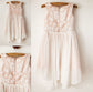 Scoop A-Line/Princess Sleeveless Lace Chiffon Knee-Length Flower Girl Dresses