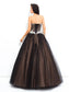 Ball Gown Beading Sleeveless Sweetheart Long Net Quinceanera Dresses