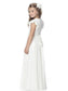 A-line/Princess Floor-Length Scoop Sleeveless Chiffon Flower Girl Dresses