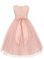 Tulle Sash/Ribbon/Belt Sleeveless A-line/Princess Scoop Ankle-Length Flower Girl Dresses