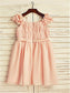 Sleeveless A-line/Princess Chiffon Straps Tea-Length Layers Flower Girl Dresses