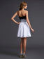 Sweetheart Short A-Line/Princess Beading Sleeveless Chiffon Homecoming Dresses