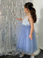 Knee-Length Tulle Sleeveless A-Line/Princess Lace Scoop Flower Girl Dresses