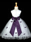 A-line/Princess Sleeveless Flower Organza Scoop Long Hand-made Flower Girl Dresses