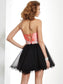 Short Sleeveless Applique A-Line/Princess Sweetheart Taffeta Homecoming Dresses