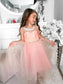 Scoop A-Line/Princess Beading Sleeveless Tea-Length Tulle Flower Girl Dresses