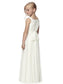 Ruched Chiffon Floor-Length Straps A-Line/Princess Sleeveless Flower Girl Dresses