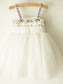 Straps Knee-Length Tulle Beading Sleeveless A-Line/Princess Flower Girl Dresses