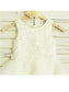 Tea-Length Tulle Scoop Sleeveless A-line/Princess Lace Flower Girl Dresses