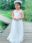 Scoop Ruffles A-Line/Princess Sleeveless Ankle-Length Lace Flower Girl Dresses