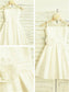 Flower Scoop Sleeveless Hand-made Chiffon A-line/Princess Tea-Length Flower Girl Dresses