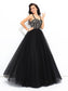 Straps Ball Sleeveless Applique Gown Long Net Quinceanera Dresses