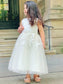 Ankle-Length Tulle Sleeveless Scoop Lace A-Line/Princess Flower Girl Dresses