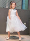 Neck Tulle Sleeveless Knee-Length Lace A-Line/Princess High Flower Girl Dresses