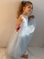 A-Line/Princess Lace Scoop Ankle-Length Tulle Sleeveless Flower Girl Dresses