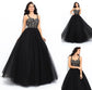 Straps Ball Sleeveless Applique Gown Long Net Quinceanera Dresses