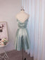 Straps A-Line/Princess Sleeveless Ruffles Spaghetti Short/Mini Homecoming Dresses