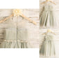 Tea-Length A-line/Princess Sleeveless Scoop Beading Tulle Flower Girl Dresses